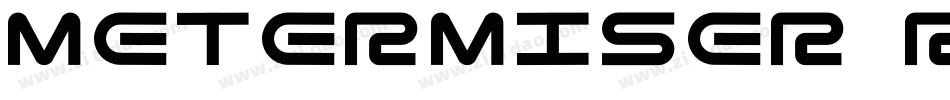 Metermiser Regular字体转换